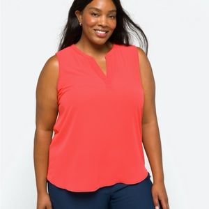 PAPERMOON
Fayette Mixed Material Blouse | 2X